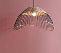 Cane Basket Hanging Lamp