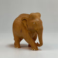 Hand carved wooden elephant show piece