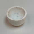 Vintage White Marble Koha Bowl