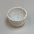 Vintage White Marble Koha Bowl