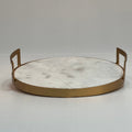 Gold Touch Marble Tray