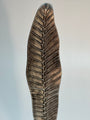 Silver Ribbed Leaf Show Piece