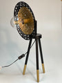 Gold-Brown Antenna Table Lamp