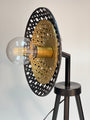 Gold-Brown Antenna Table Lamp