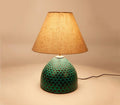 Freyja Green and Copper Norse Lamp - Home&We