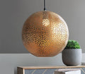 Golden Globe Iron Hanging Lamp - Home&We