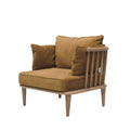 Wood Tussock Accent Chair - Home&We